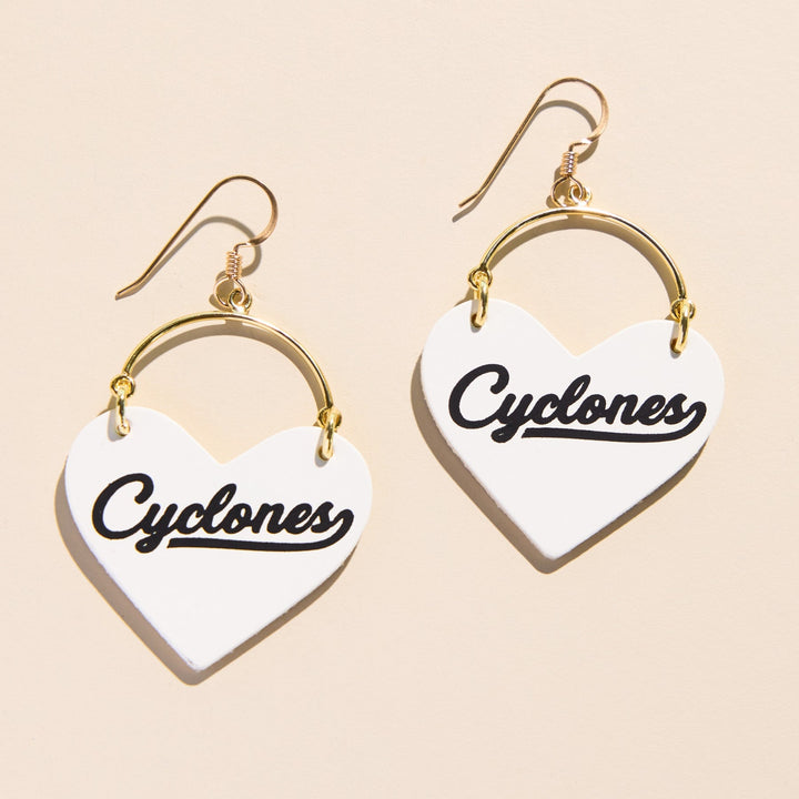 White Iowa State University Cyclones Script Lover