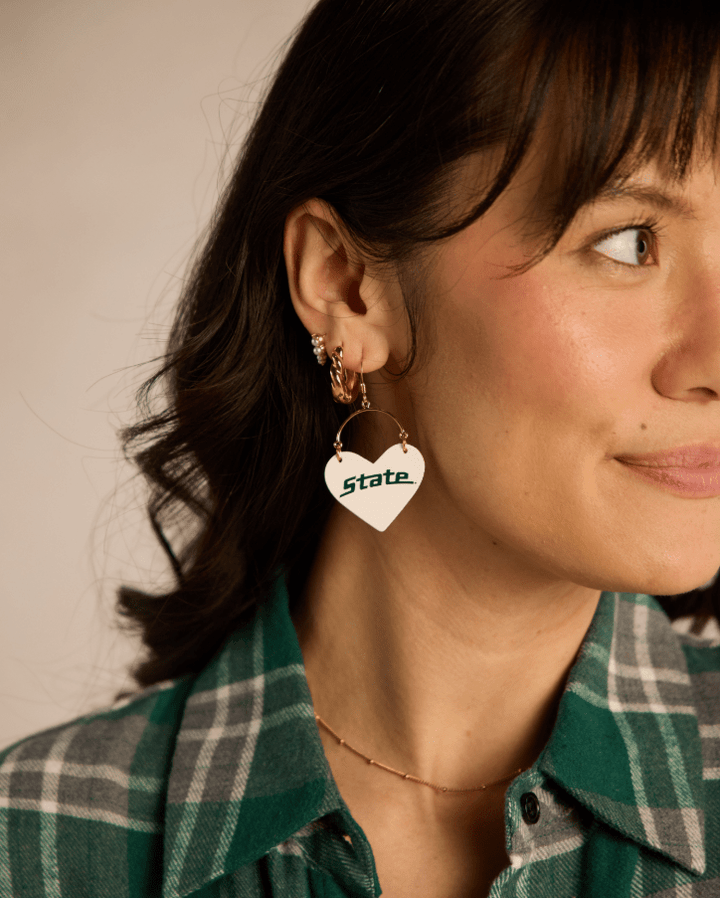 White Michigan State University Lover