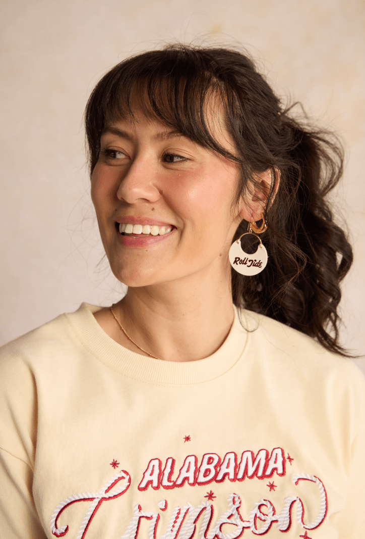 White University of Alabama Roll Tide Ninas