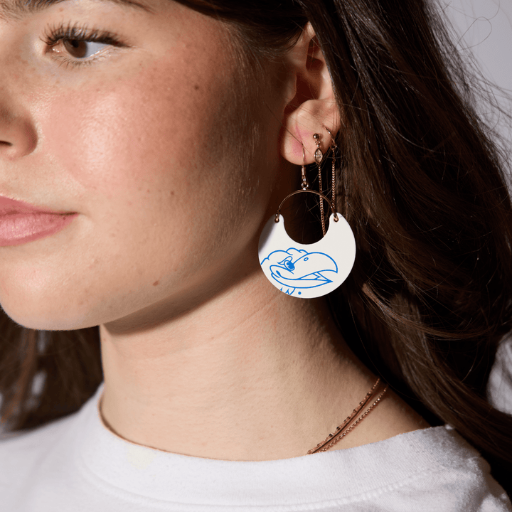 White University of Kansas Jayhawk Ninas