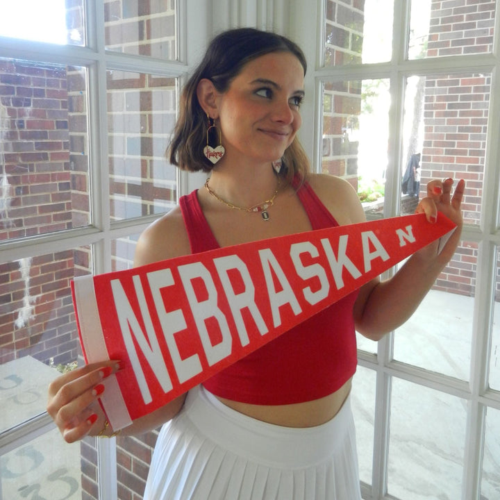 White University of Nebraska Huskers Heartthrobs