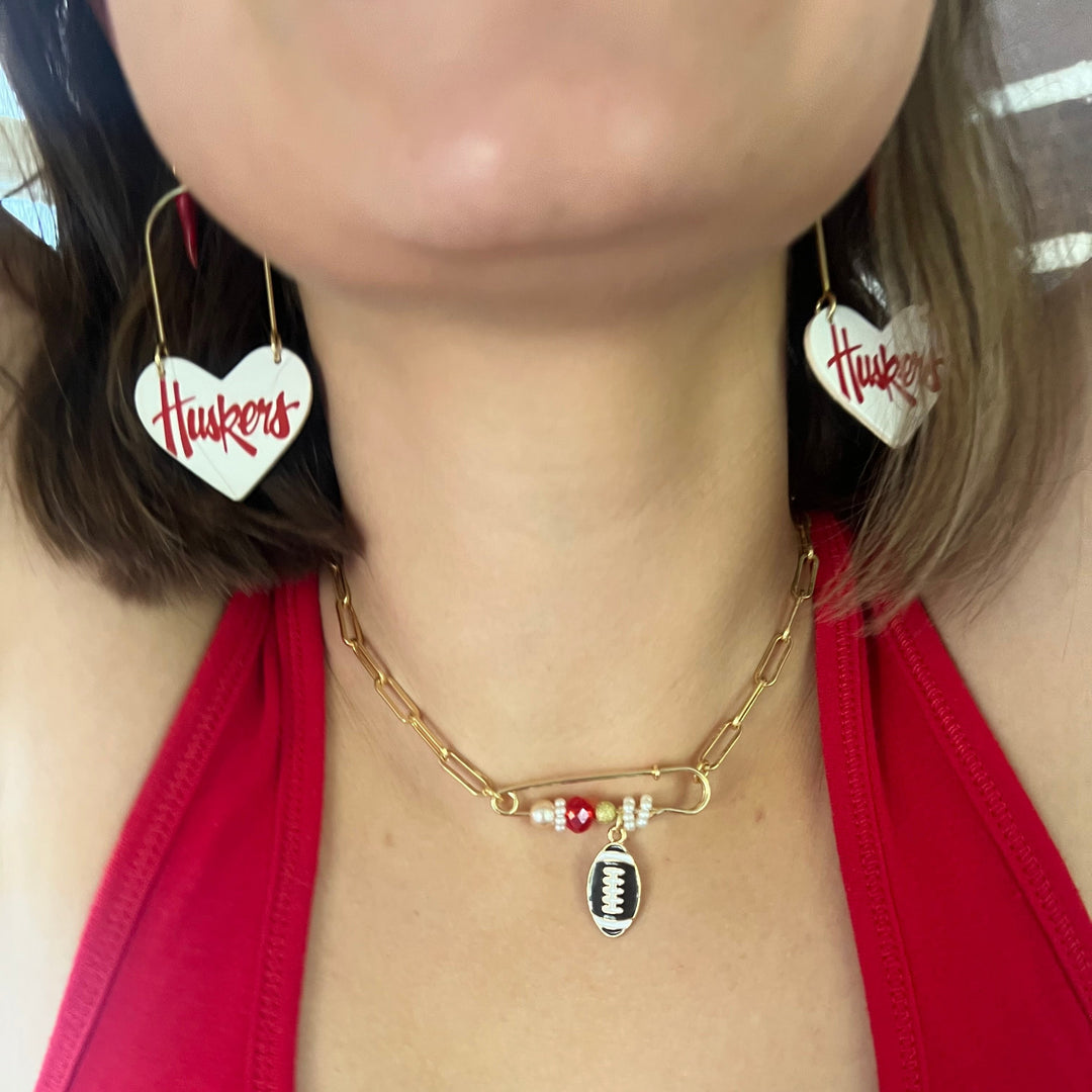 White University of Nebraska Huskers Heartthrobs
