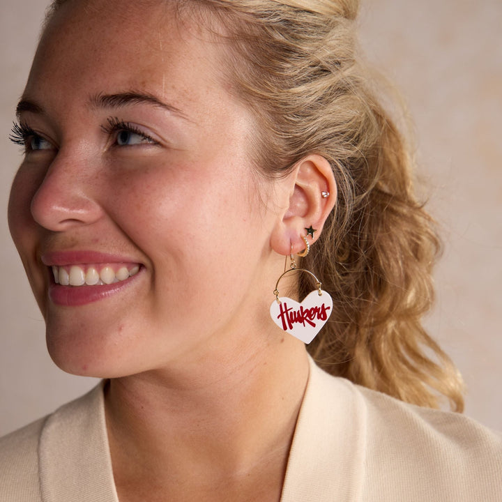 White University of Nebraska Huskers Lover