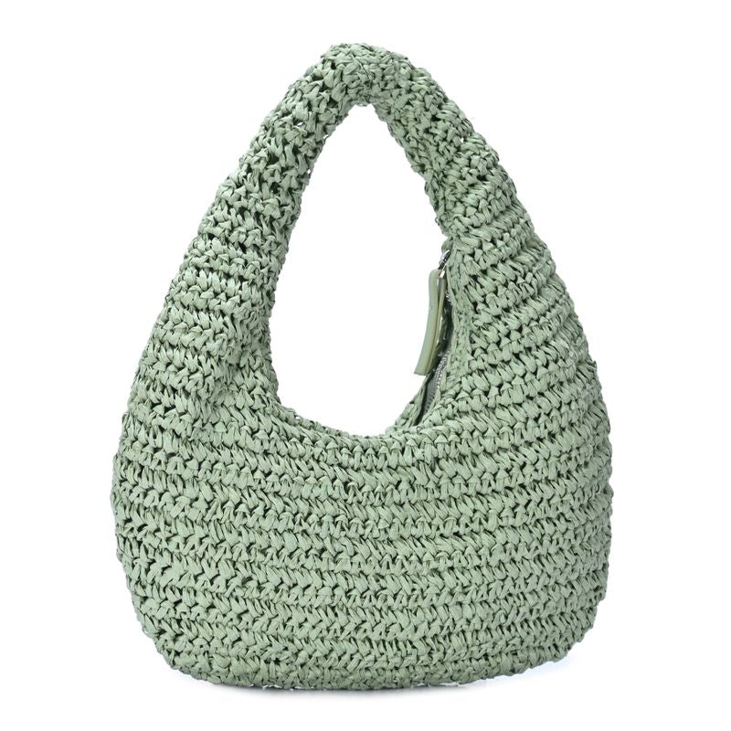 Solea Straw Clutch Bag