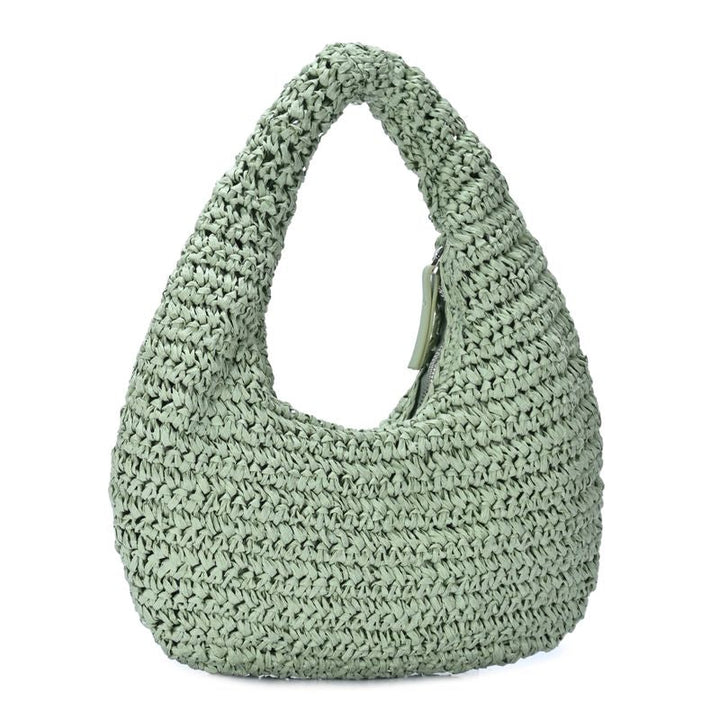 Solea Straw Clutch Bag