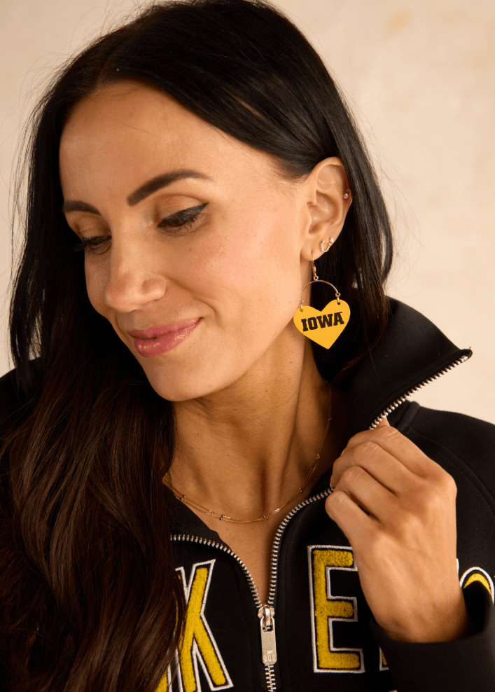 Yellow University of Iowa Lover