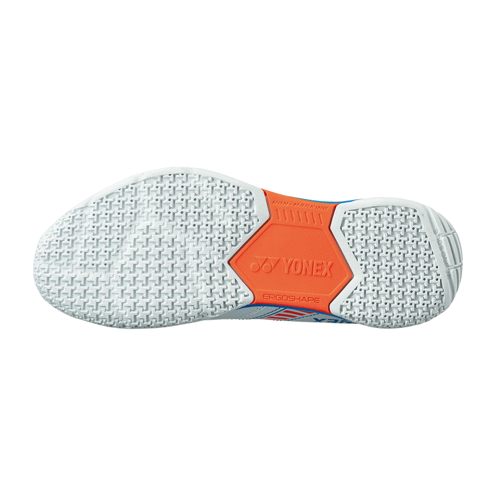 Yonex Badminton Shoe Power Cushion Strider Flow Lace Junior (White/Sky Blue)