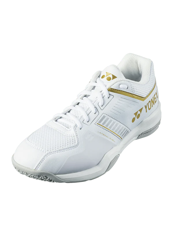Yonex Badminton Shoe Power Cushion Strider Flow (White/Gold)