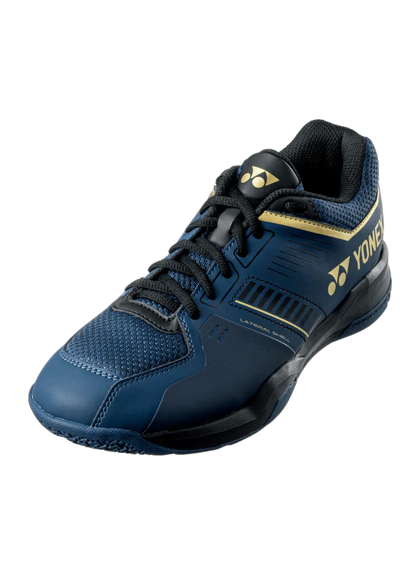Yonex Badminton Shoe Power Cushion Strider Flow Wide (Navy/Gold)