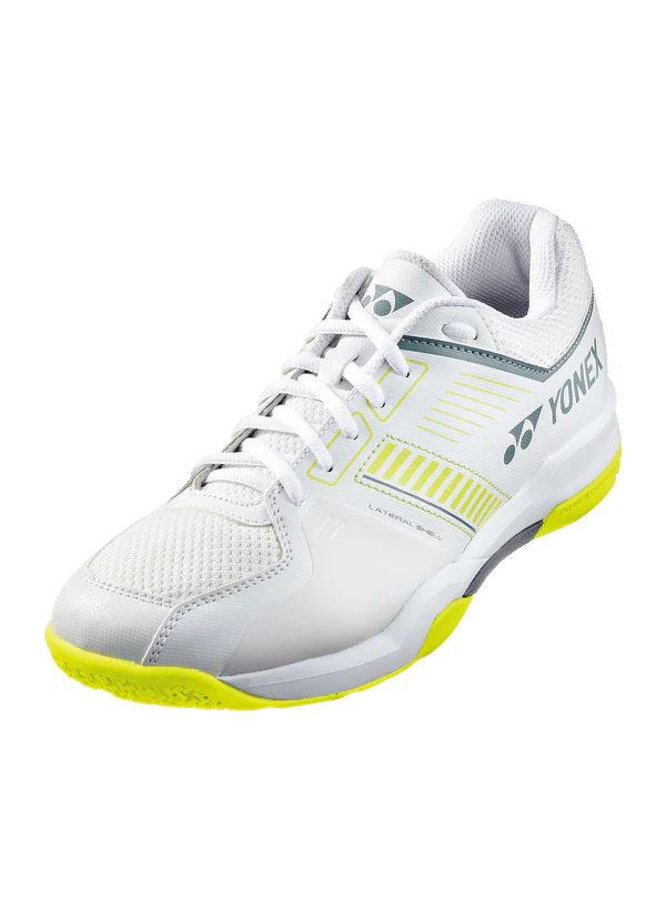 Yonex Badminton Shoe Power Cushion Strider Flow Wide (White/Lime)