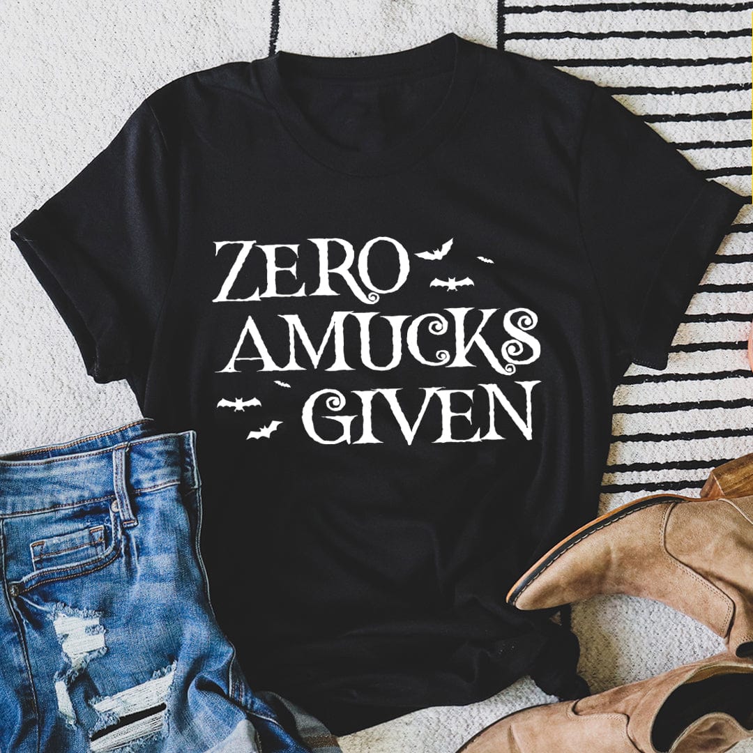 Zero Amucks Given Tee