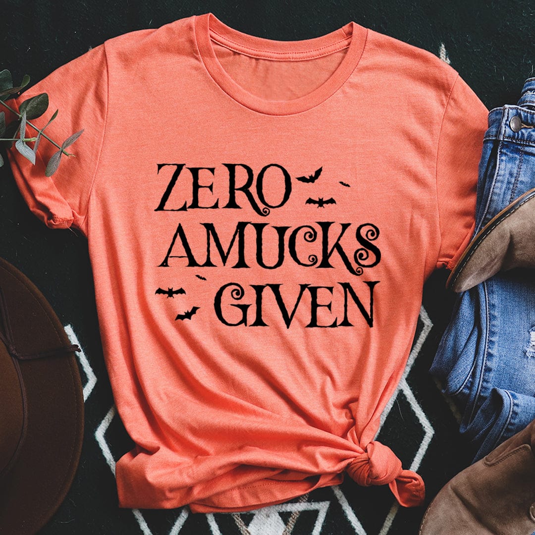 Zero Amucks Given Tee