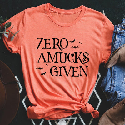 Zero Amucks Given Tee